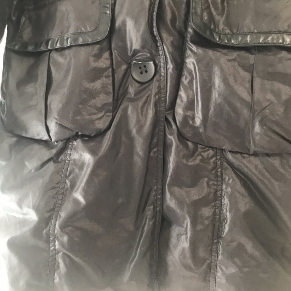 Rudsac collection black shiny winter coat - Picture 6 of 13